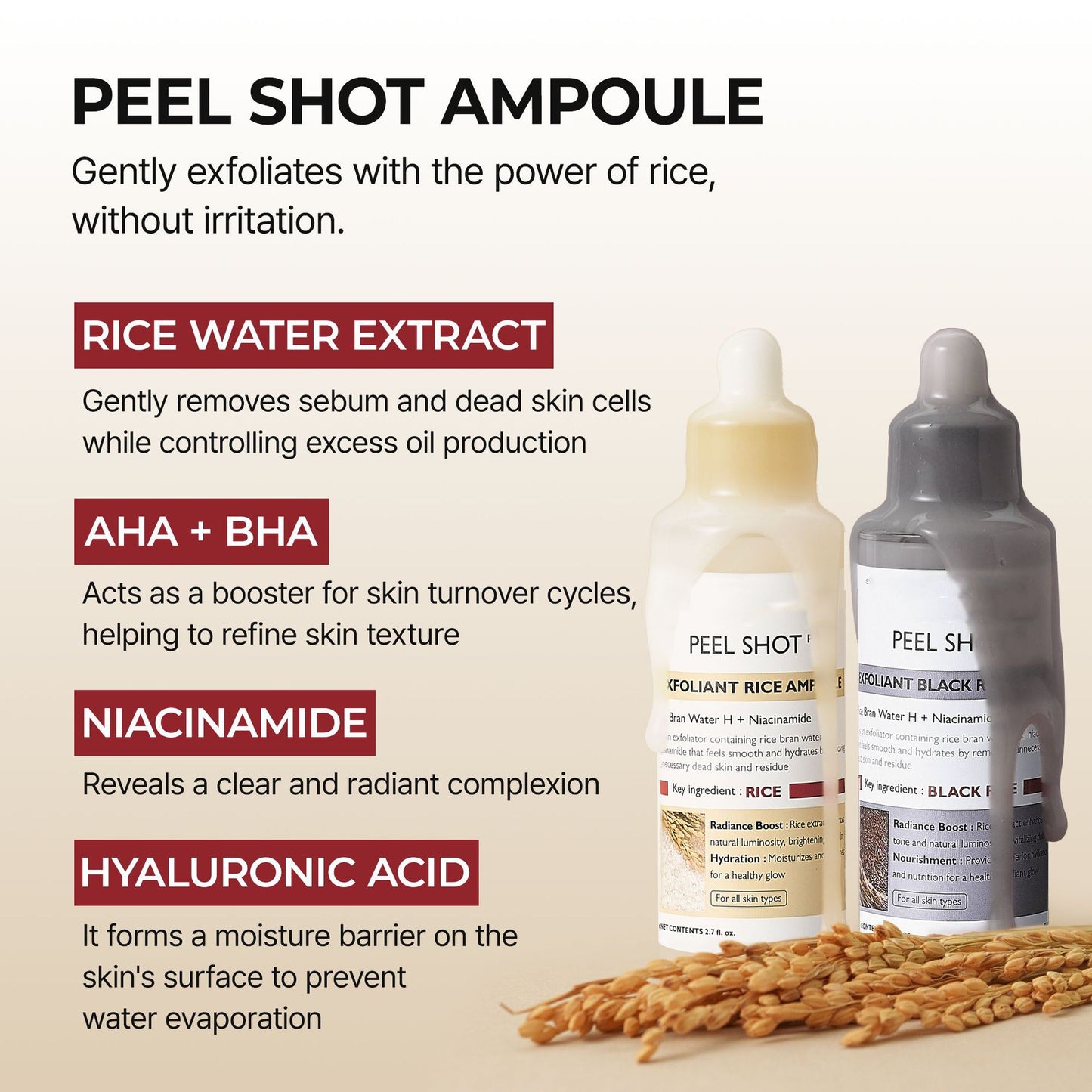 Glowing Rice Ampoule Duo