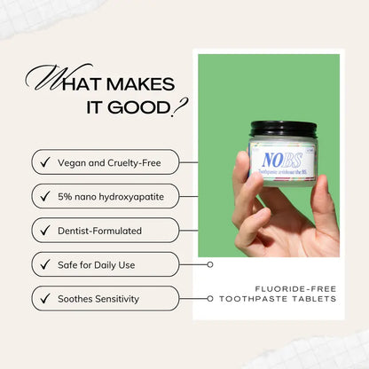 Eco Toothpaste Tablets – Plastic-Free, Travel-Friendly, NHA Formula